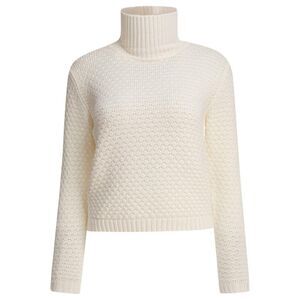 RAKKI Textured Turtleneck Sweater Women WHITE Sweaters & Knitwear